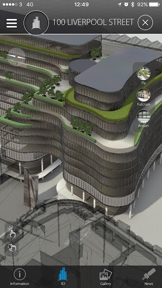 Emulate iPhone app Broadgate Construction using MyAndroid