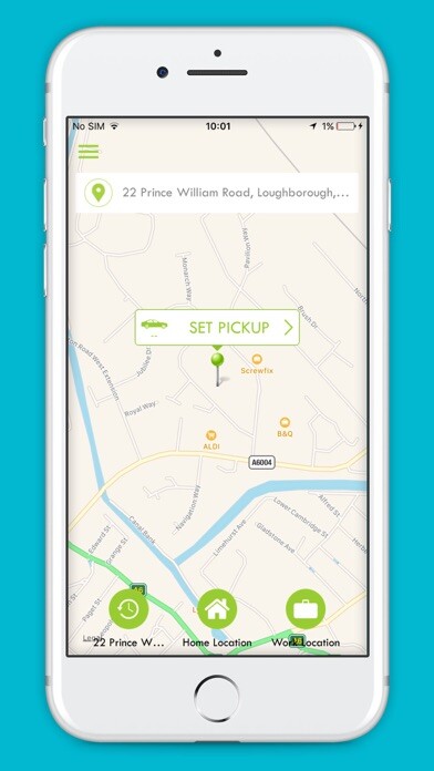 Emulate iPhone app Broadway Taxis (Bridgwater)Ltd using MyAndroid