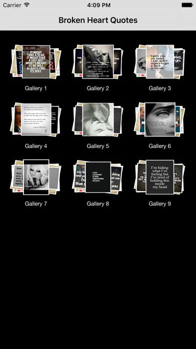 Emulate iPhone app Broken Heart Quotes using MyAndroid Emulate iPhone app Broken Heart Quotes using MyAndroid
