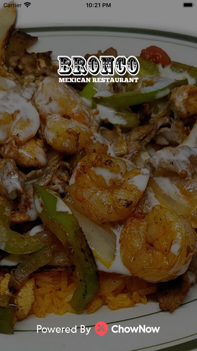 Emulate iPhone app Bronco Mexican Restaurant using MyAndroid Emulate iPhone app Bronco Mexican Restaurant using MyAndroid