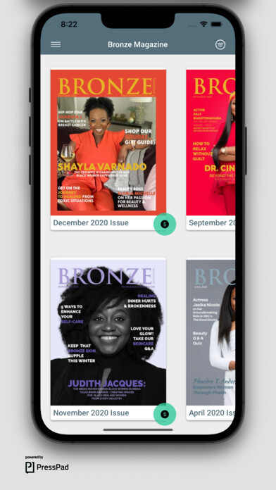 Emulate iPhone app Bronze Mag magazine using MyAndroid Emulate iPhone app Bronze Mag magazine using MyAndroid
