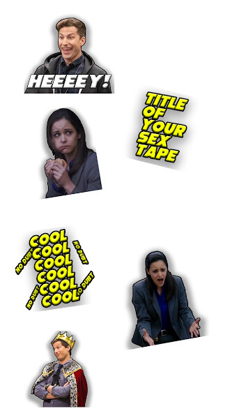 Run android online APK Brooklyn Nine-Nine WA Stickers from MyAndroid or emulate Brooklyn Nine-Nine WA Stickers using MyAndroid