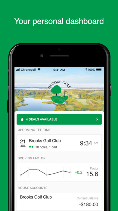Emulate iPhone app Brooks Golf using MyAndroid
