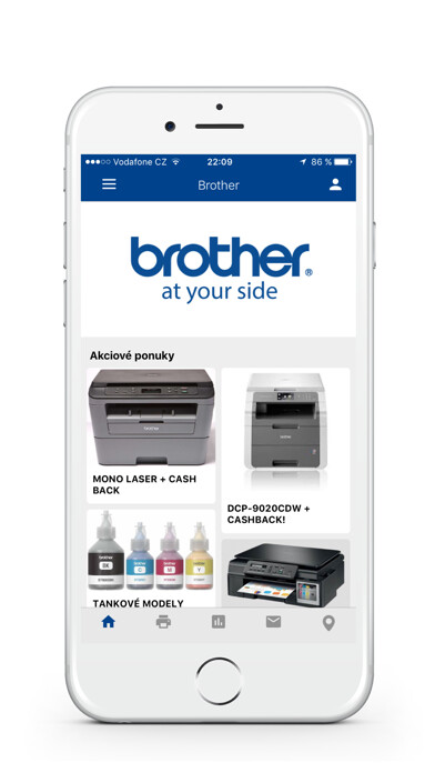 Emulate iPhone app Brother Slovakia using MyAndroid