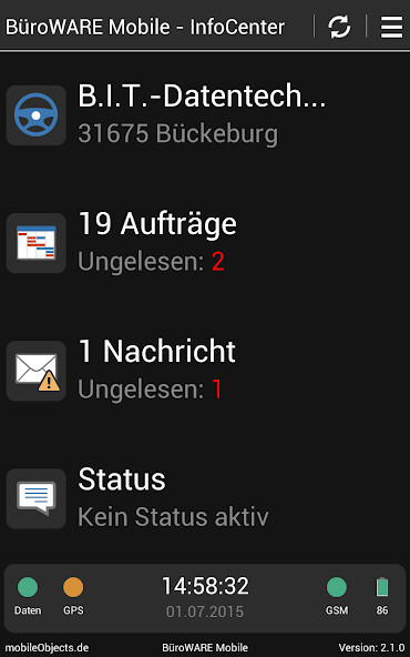 Run android online APK BüroWARE Mobile from MyAndroid or emulate BüroWARE Mobile using MyAndroid