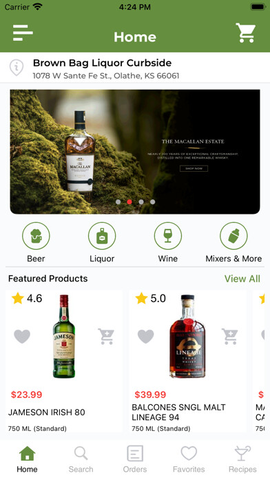 Emulate iPhone app Brown Bag Liquor using MyAndroid Emulate iPhone app Brown Bag Liquor using MyAndroid