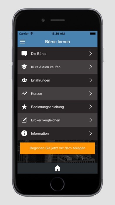 Emulate iPhone app Börse Lernen using MyAndroid Emulate iPhone app Börse Lernen using MyAndroid