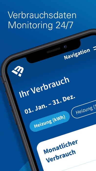 Emulate iPhone app BRUdirekt Energie-Monitoring using MyAndroid