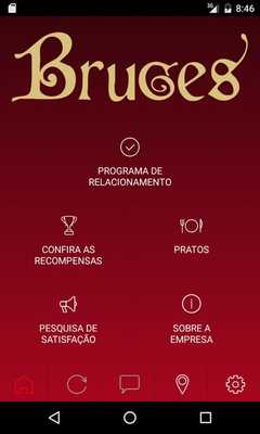 Emulate Android APK Bruges Restaurante Gourmet