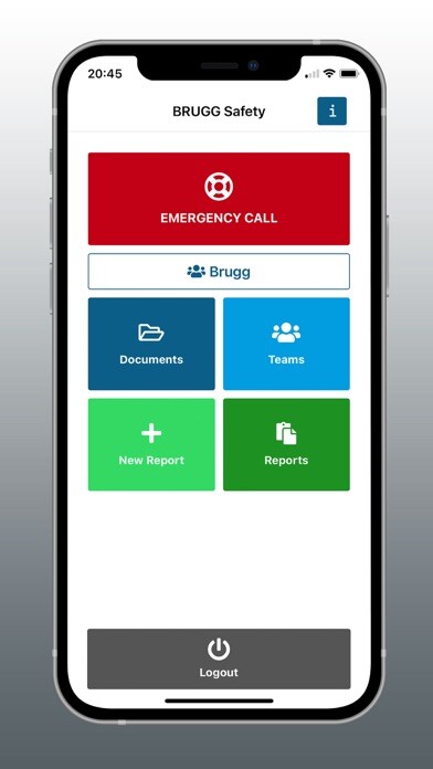 Emulate iPhone app BRUGG.Safety using MyAndroid