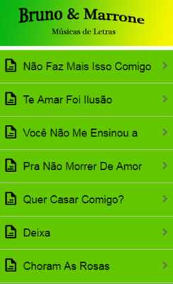 Emulate Android APK Bruno Marrone Letras Emulate Android APK Bruno Marrone Letras