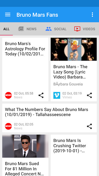 Run android online APK Bruno Mars Fan Club : News and Updates from MyAndroid or emulate Bruno Mars Fan Club : News and Updates using MyAndroid