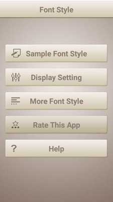 Emulate Android APK Brush Font Style Emulate Android APK Brush Font Style