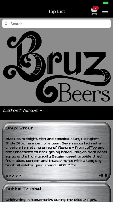 Emulate iPhone app Bruz Beers App using MyAndroid