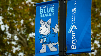 Emulate iPhone app Bryan College Health Sciences using MyAndroid