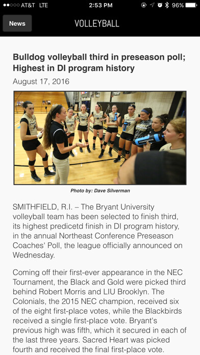 Emulate iPhone app Bryant Bulldogs using MyAndroid Emulate iPhone app Bryant Bulldogs using MyAndroid