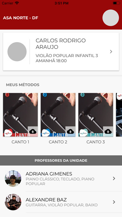 Emulate iPhone app BSB Musical: Escola de música using MyAndroid