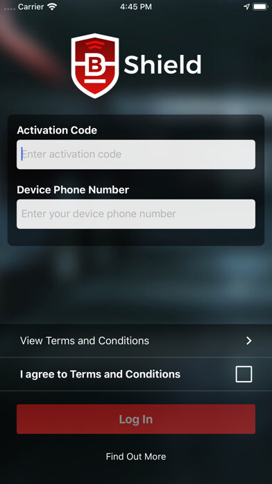 Emulate iPhone app BShield using MyAndroid