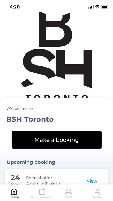 Emulate iPhone app BSH Toronto using MyAndroid