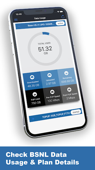 Run android online APK B S N L Broadband Data Usage Check - B S N L Pro from MyAndroid or emulate B S N L Broadband Data Usage Check - B S N L Pro using MyAndroid