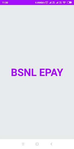 Run android online APK BSNL EPAY Mobile Application for FTTH subscribers from MyAndroid or emulate BSNL EPAY Mobile Application for FTTH subscribers using MyAndroid