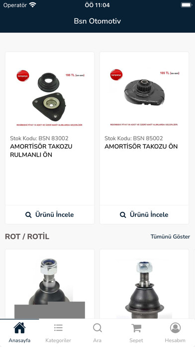 Emulate iPhone app BSN OTOMOTİV using MyAndroid Emulate iPhone app BSN OTOMOTİV using MyAndroid