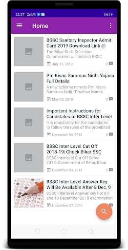 Run android online APK BSSC Result Inter Graduation Level Bssc.bih.nic.in from MyAndroid or emulate BSSC Result Inter Graduation Level Bssc.bih.nic.in using MyAndroid