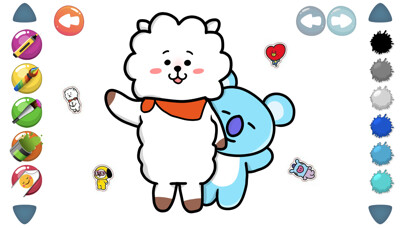 Emulate iPhone app BT21 Coloring Book Art using MyAndroid Emulate iPhone app BT21 Coloring Book Art using MyAndroid