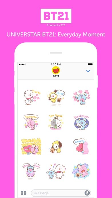 Emulate iPhone app BT21: Everyday Moments using MyAndroid Emulate iPhone app BT21: Everyday Moments using MyAndroid