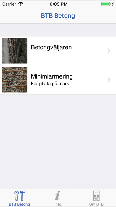 Emulate iPhone app BTB Betong using MyAndroid