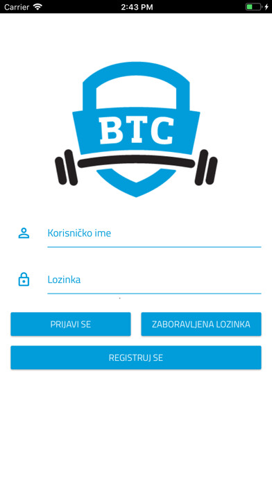 Emulate iPhone app BTC Fitness using MyAndroid