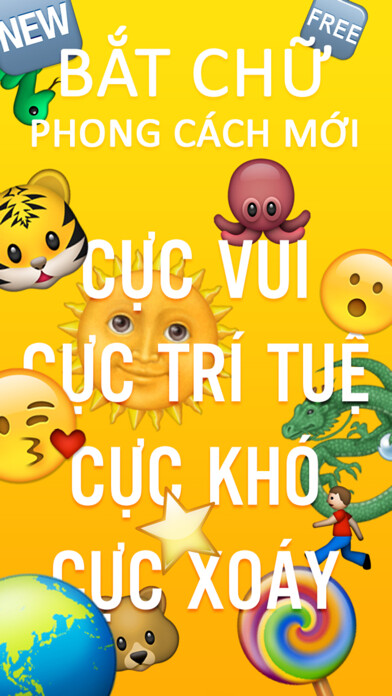 Emulate iPhone app Bắt chữ Emoji - Đuổi mặt cười cực khó 2015 using MyAndroid