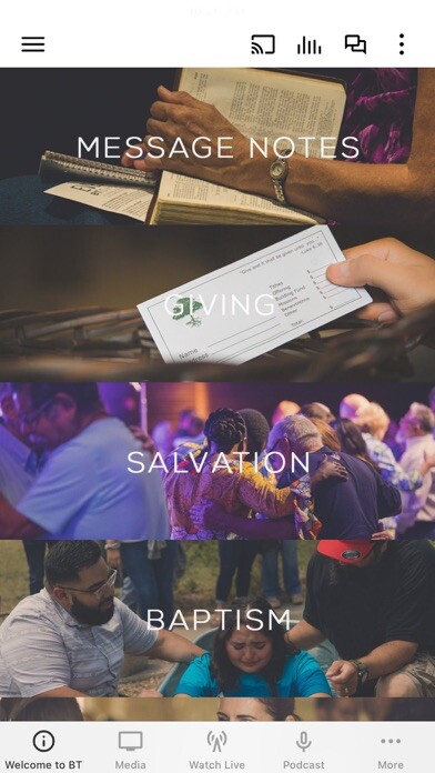 Emulate iPhone app BT Church using MyAndroid Emulate iPhone app BT Church using MyAndroid