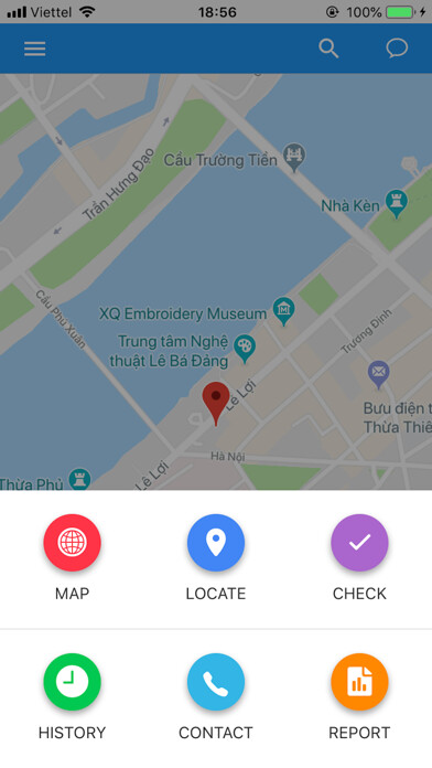 Emulate iPhone app bTracker using MyAndroid