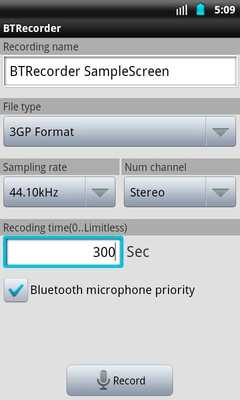 Emulate Android APK BT Recorder Emulate Android APK BT Recorder