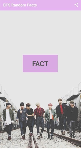 Run android online APK BTS Random Facts from MyAndroid or emulate BTS Random Facts using MyAndroid