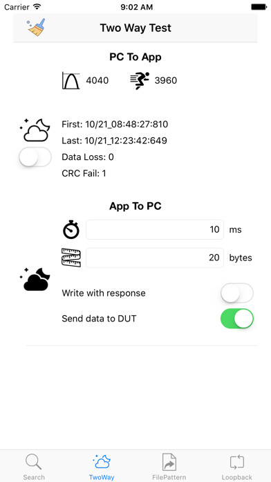 Emulate iPhone app BT To UART using MyAndroid Emulate iPhone app BT To UART using MyAndroid