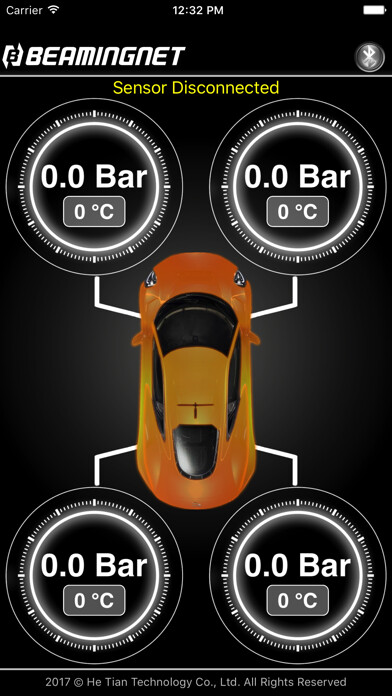 Emulate iPhone app BT TPMS using MyAndroid