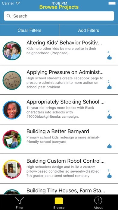 Emulate iPhone app BTWDatabase-Student Projects using MyAndroid