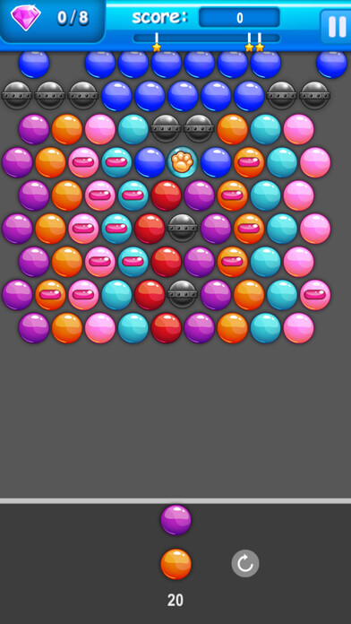 Emulate iPhone app Bubble Aleta - shoot balls using MyAndroid Emulate iPhone app Bubble Aleta - shoot balls using MyAndroid