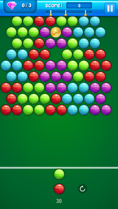 Emulate iPhone app Bubble Blast - Bubble Pop using MyAndroid