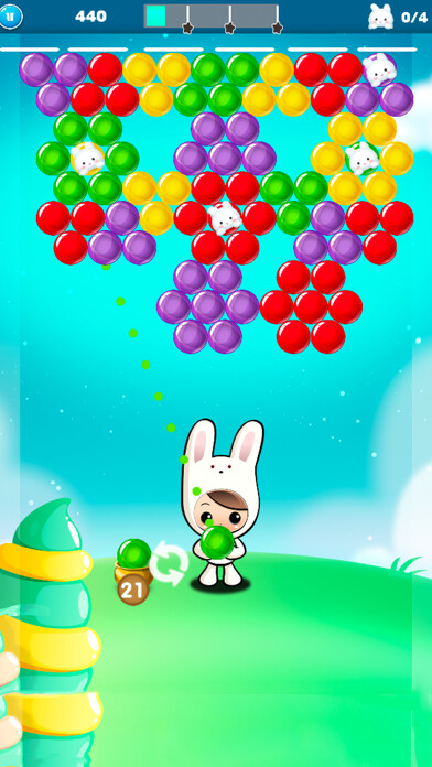 Emulate iPhone app Bubble Blast Bunny - Classic Pop Shooter using MyAndroid Emulate iPhone app Bubble Blast Bunny - Classic Pop Shooter using MyAndroid