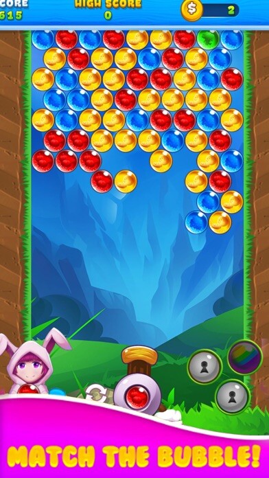 Emulate iPhone app Bubble Blaster Ball 2017 using MyAndroid
