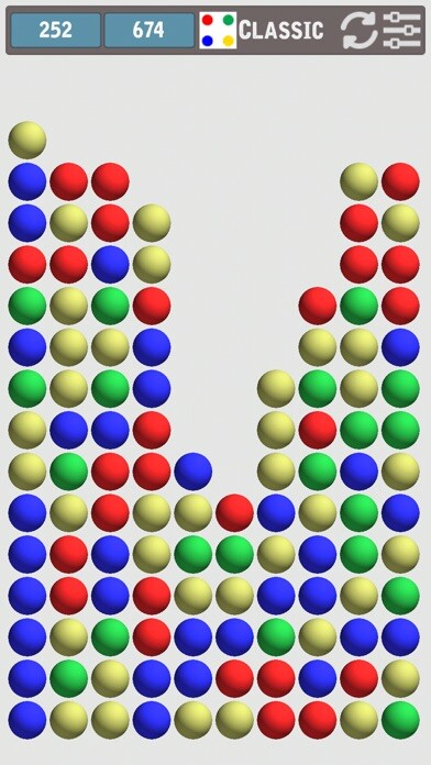 Emulate iPhone app Bubble Breaker - Pegolandia using MyAndroid