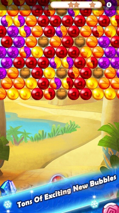 Emulate iPhone app Bubble Bubble Maya using MyAndroid