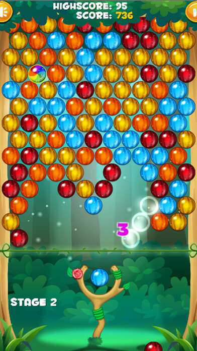 Emulate iPhone app Bubble Bugs - The New Adventures Jungle Shooter Puzzle Game using MyAndroid