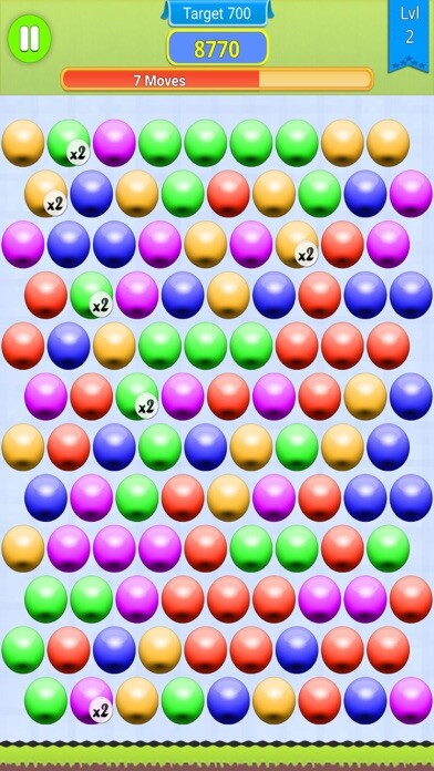 Emulate iPhone app Bubble Buster Classic (Lite) using MyAndroid