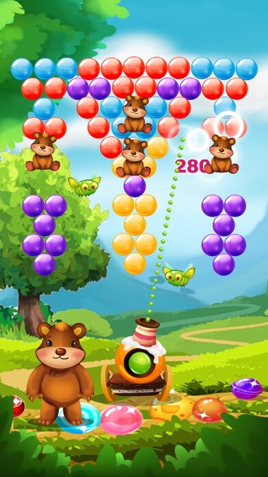 Emulate iPhone app Bubble Candy: Bubble Shooting using MyAndroid