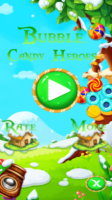 Emulate iPhone app Bubble Candy Heroes : Bubble Mania using MyAndroid