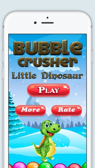 Emulate iPhone app Bubble Crusher Little Dinosaur using MyAndroid